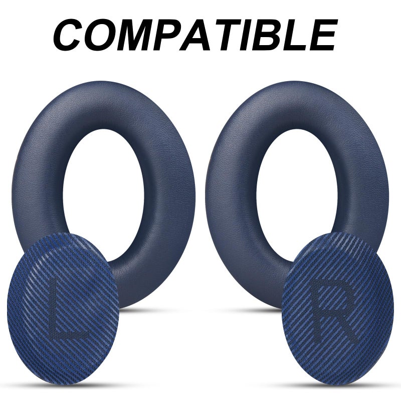 GEVO Premium Replacement Ear Pads for Bose QC35 & QC35ii Headphones by GEVO- Comfortable Adaptive Memory Foam and Extra Durable - Fits QuietComfort 35 & 35ii / SoundLink 1&2 AEï¼ˆOver-Earï¼ˆBlueï¼‰ - Image 2